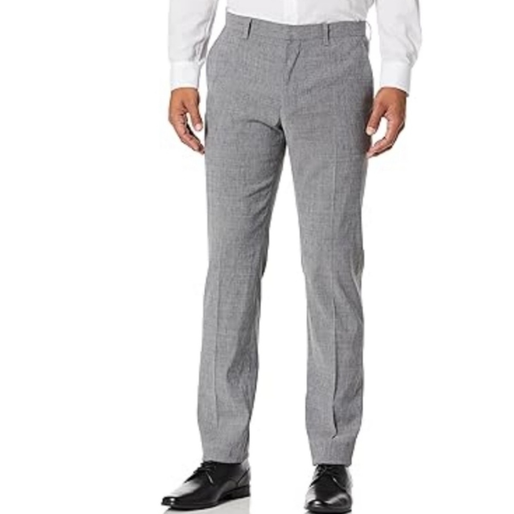 Theory Zaine STRECH COTTON Flannel Twill Gray Pants SIZE 34 Zip Fly like new